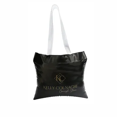 Sacola inflável preta com alça 