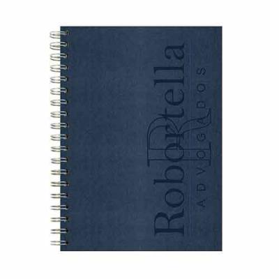 Caderno personalizado na cor azul