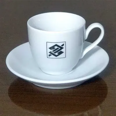 Conjunto de Xícaras de Café de Porcelana