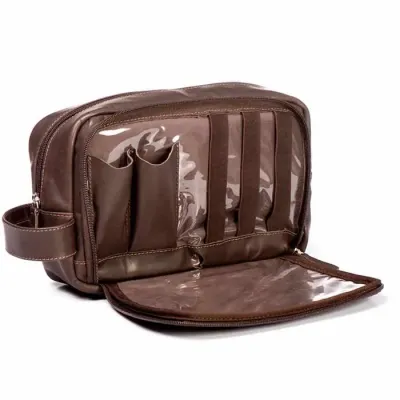 Necessaire de Viagem de Couro