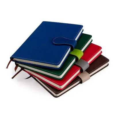 Bloco de anotações com fechamento imantado- cores