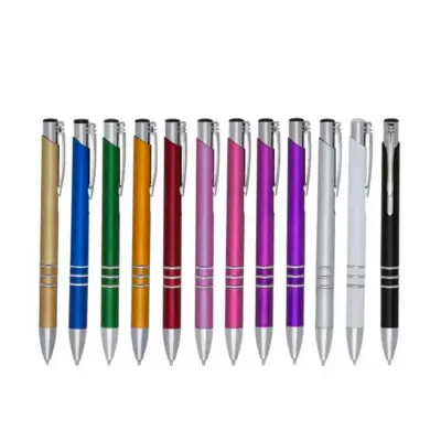 Caneta Plástica 3 Argolas