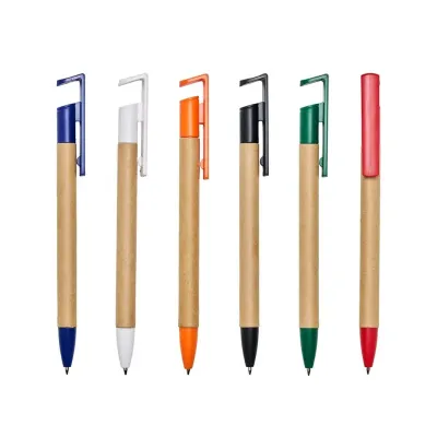 Caneta touch Ecologica com Suporte