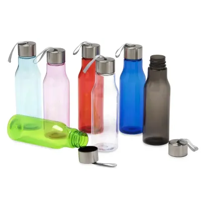 Garrafa Plástica 600ml - opções de cores
