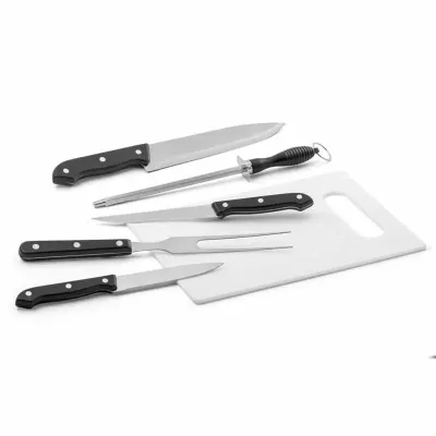 Kit Churrasco Com Maleta 6 Peças