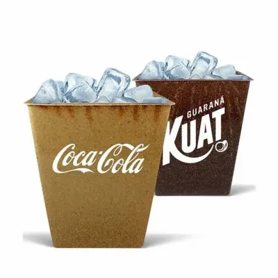 Balde de Pipoca Retro Ecológico Personalizado