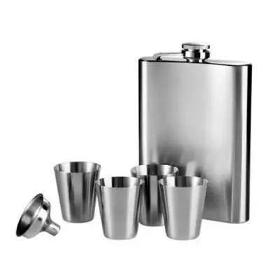 Kit Cantil Porta Bebida Personalizado em Inox