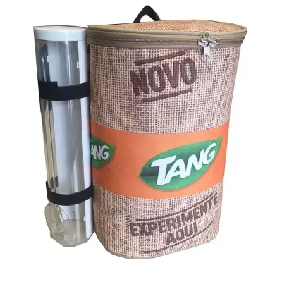 Mochila térmica para degustação com capacidade para 6 litros