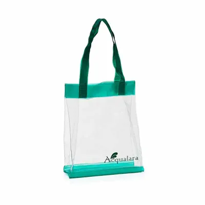Sacola em PVC Cristal verde