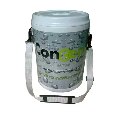 Cooler térmico para 8 latas.