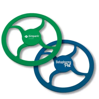 Frisbee personalizado - verde e azul claro