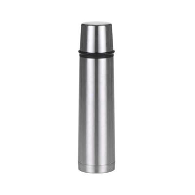 Garrafa térmica inox com capacidade para 1 litro