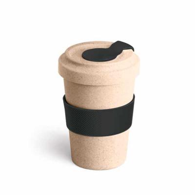 Copo para viagem em fibra de bambu e PP