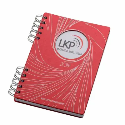 Agenda diária 2804CA vermelho