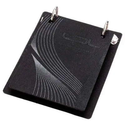 Bloco de anotações com argolas