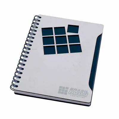 Caderno médio capa cartão