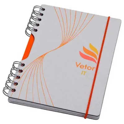 Caderno m capa cartão