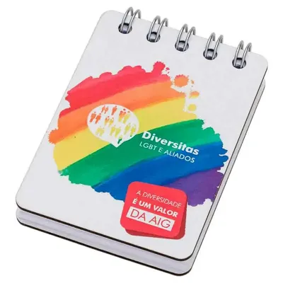 Bloco de anotações personalizado Mini