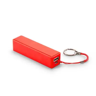 Bateria portátil vermelha