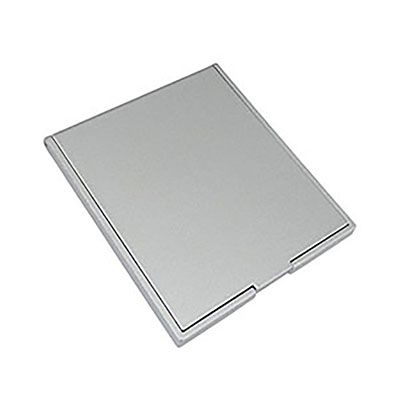 Espelho de bolso simples confeccionado com plástico resistente