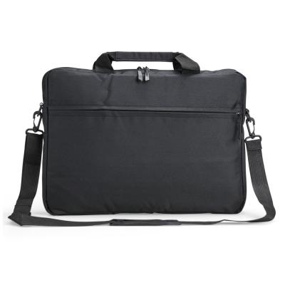 Pasta de notebook em poliéster resistente à água Possui alça de engate, alça de mão e alça transv...