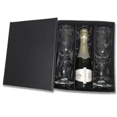 Kit Chandon com taças de vidro