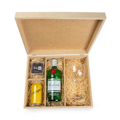Kit gin com taça e especiarias