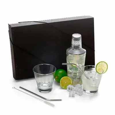 Kit caipirinha com coqueteleira