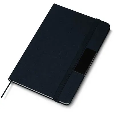 Caderno de anotações azul