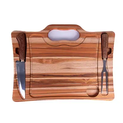 Kit churrasco 3 peças artesanal