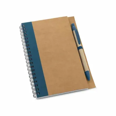 Kit ecológico com caderno e caneta