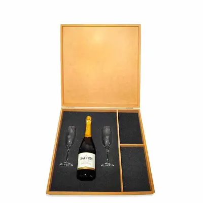 Kit espumante com taças