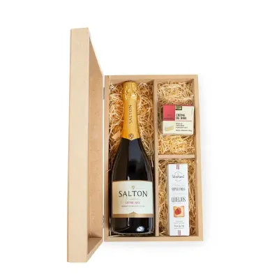 Kit Espumante com Pote de Queijo e Torrada