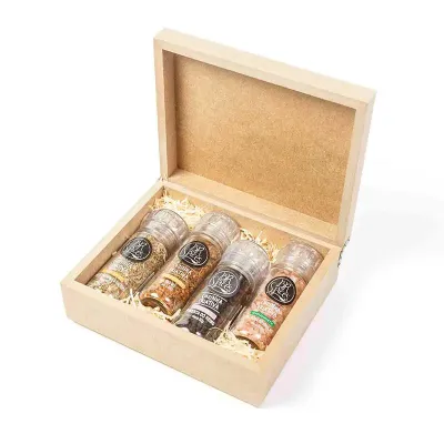 Kit de moedores com temperos especiais gourmet 
