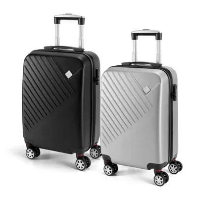 Mala para Viagens Personalizada na cor preto e cinza 