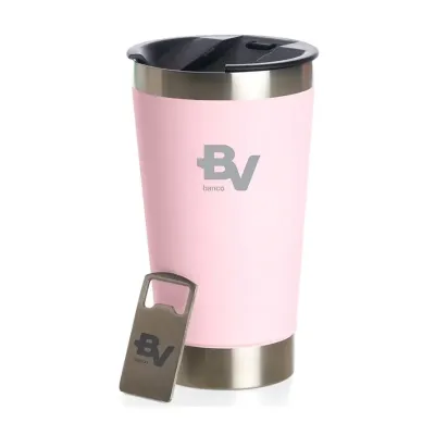Copo térmico 475ml  MK011 rosa