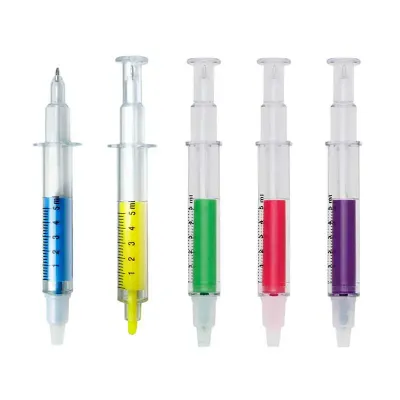 Caneta Seringa Marca Texto 006