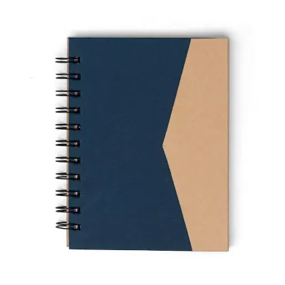 Bloco de Anotações Ecológico azul