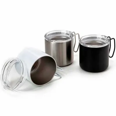 Caneca Inox Parede Dupla 350 ml