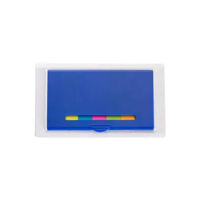 Porta sticky notes de plástico Azul 
