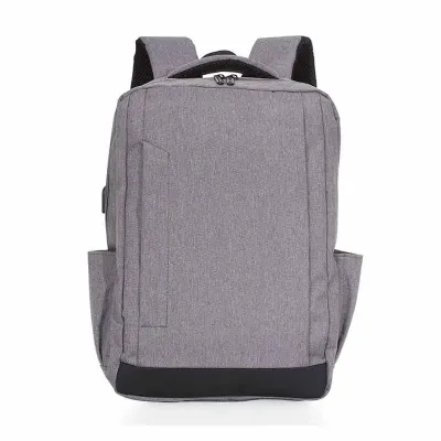 Mochila de Nylon cinza