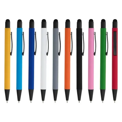 Caneta Metal Touch - várias cores