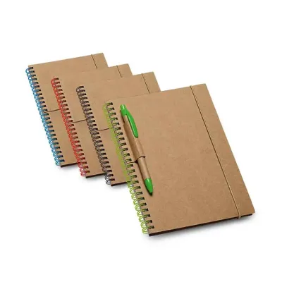 Caderno espiral com 60 folhas pautadas