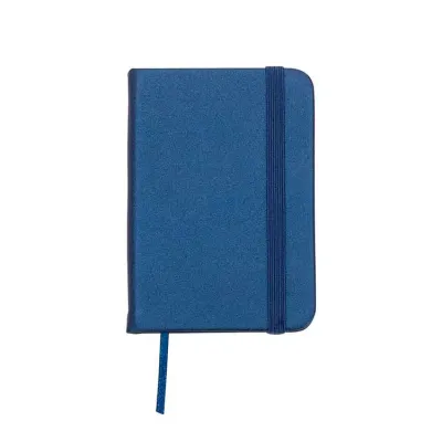 Mini Caderneta azul em sintético