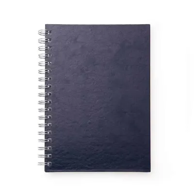 Caderno de Material Sintético azul