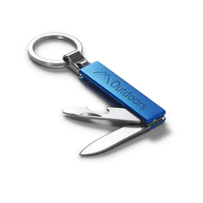 Chaveiro multifunções em metal perosnalizado