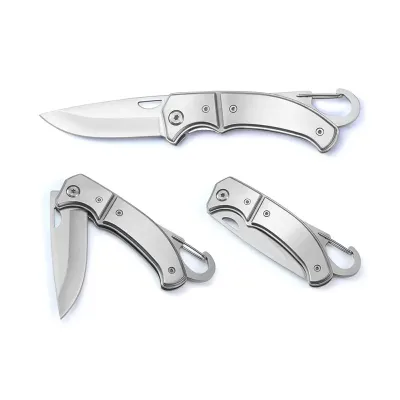 Canivete em aço inox e metal