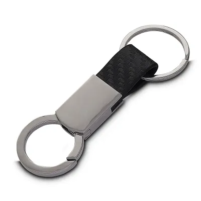 Chaveiro em liga de zinco, ferro e alumínio