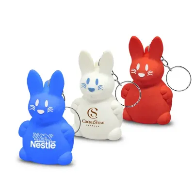 Chaveiro Coelho - 3 cores