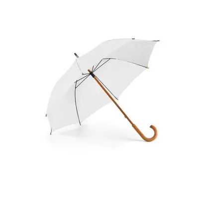 Guarda-chuva em poliéster branco